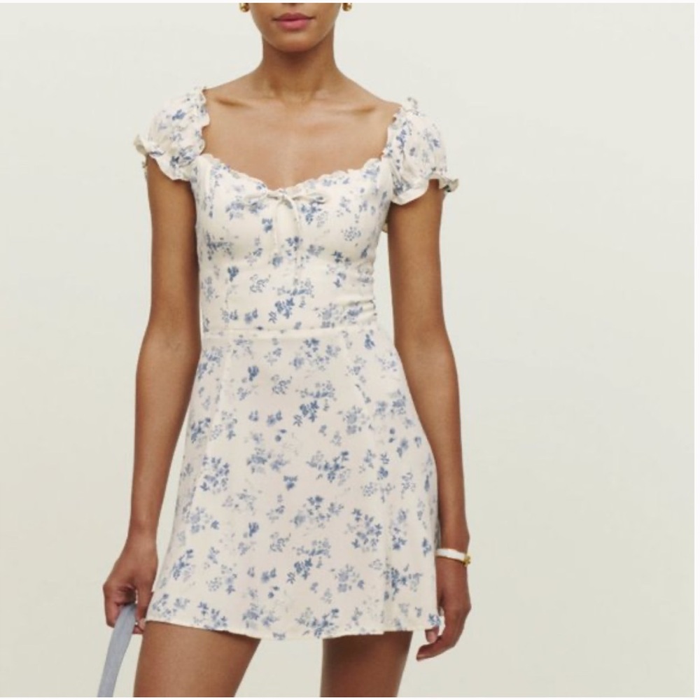 Reformation Floral Pacey Mini Dress in Color “Lula” Size‎ 12